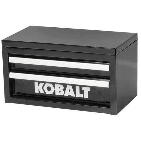 kobalt mini 10.83-in friction 2-drawer steel tool box|kobalt mini lowe's.